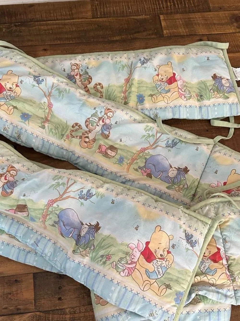 Vintage 1900’s Disney Winnie the Pooh Nursery in Light Blue and Pale Green